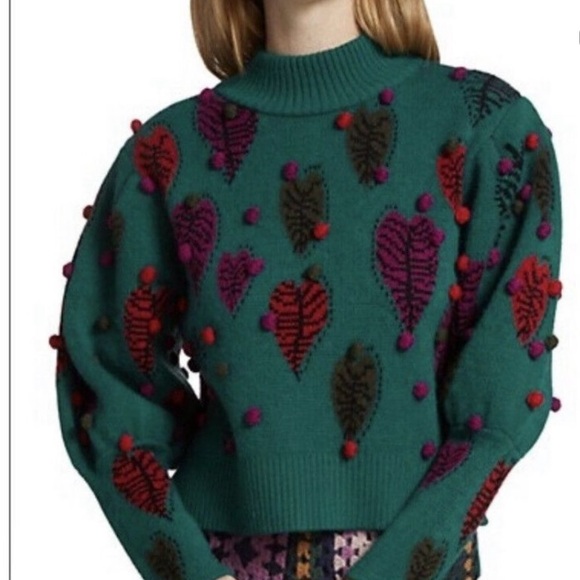 FARM Rio | Sweaters | Farm Rio Monstera Hearts Sweater | Poshmark